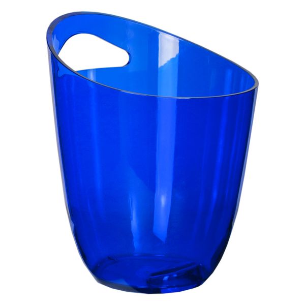 Bar Butler Clear Blue Plastic 3L Wine Bucket - 19cm x 24cm