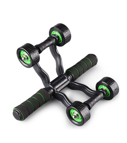 4 Wheel Abdominal and Core Trainer Bar