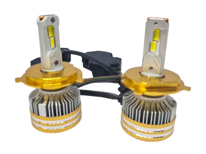 H4 1000W Super Bright LED Headlight Bulb - 60,000 Lumens High Power LED