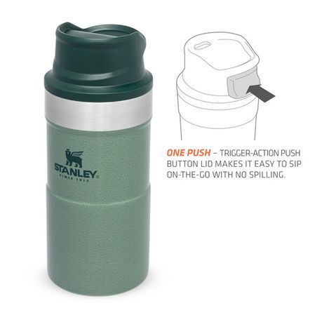 Stanley The NeverLeak Travel Mug 470 ml, green, thermos bottle