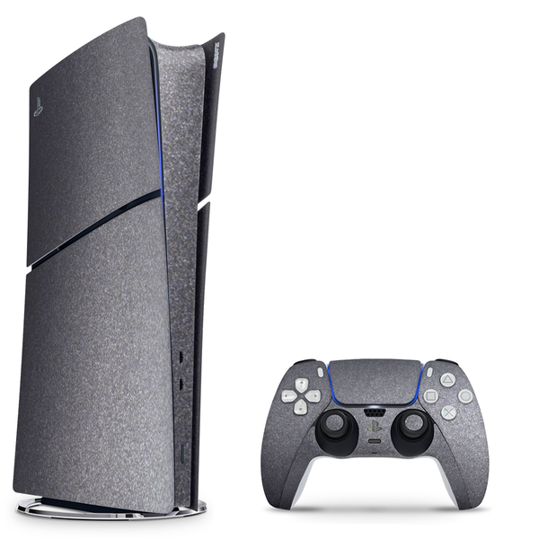 Decal Skin Compatible with PS5 Slim Digital - Dark Blue Marble Gold (Decal Only)