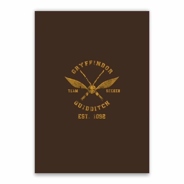 Gryffindor Quiditch Team Logo Poster - A1