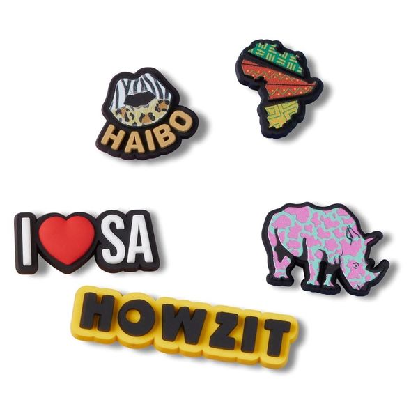 Crocs Women - I Love SA Mix 5 Pack Jibbitz