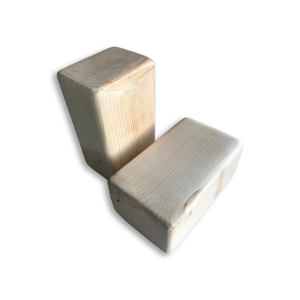 Strut Active Reclaimed Baltic Pine Yoga Blocks - Set 2