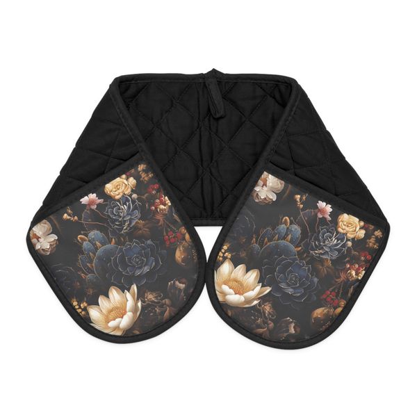 Dark Succulant Oven Mitts