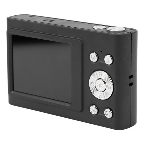 4K 48MP Pocket Camera for Teens, 2.4" IPS, 16x Zoom, Black