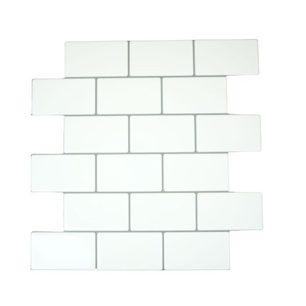 3D Stick-On Wall Tiles - Pack of 10