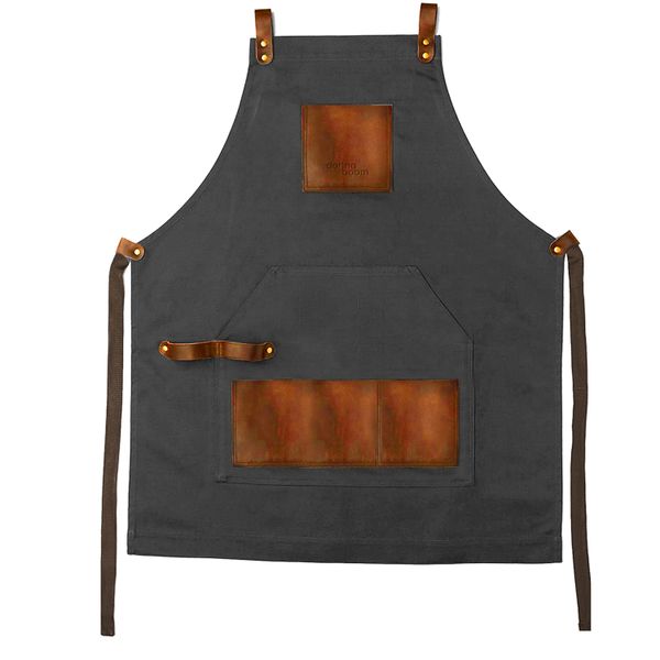 Canvas &amp; Leather Braai Barista Apron