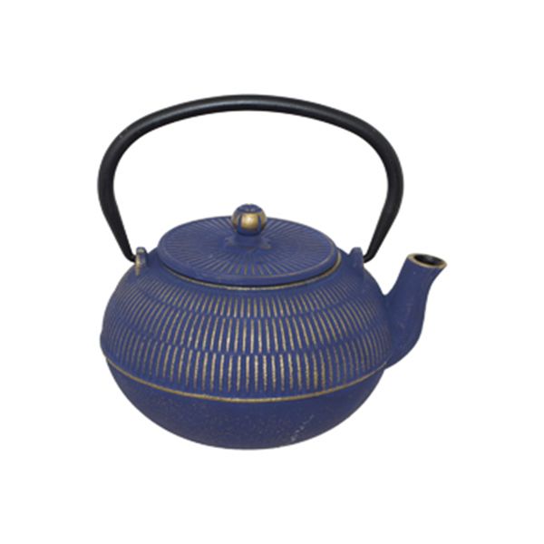 Opulent Blue Cast Iron Tea Pot - 900ml