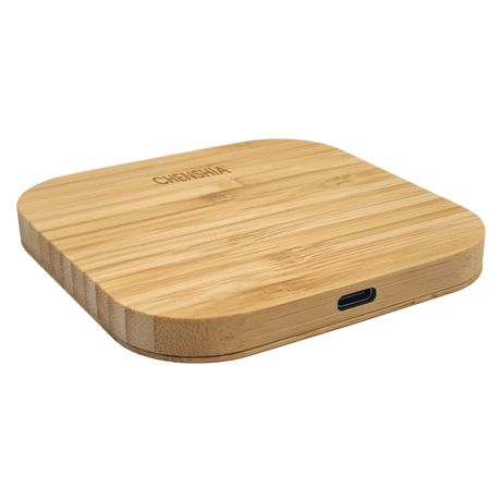 Chenshia Portable Bamboo Wooden Wireless Fast Charging Pad