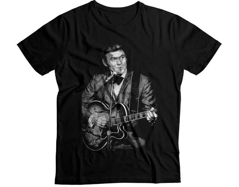 Carl Perkins Blue Suede Shoes Rock Legend Graphic T-Shirt