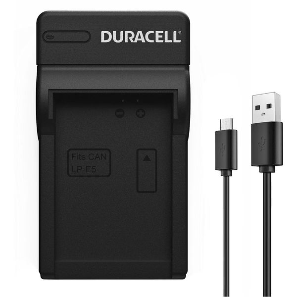 Charger for Canon LP-E5 Battery by Duracell