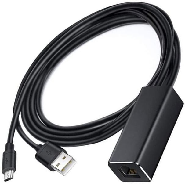 SE-L156 Ethernet Adapter - Micro USB to RJ45 1m Cable for Fire TV Stick