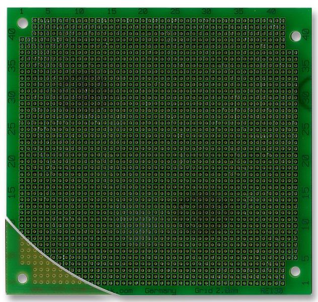Roth Elektronik (RE130-LF) PCB, Metr.Labcard, Epoxy Glass Composite