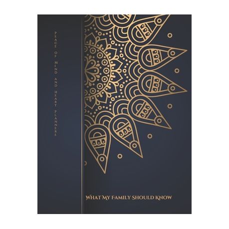 What My Family Should Know: Comprehensive Estate Planner Will Planning Workbook Final Wishes Organizer, 8.5x11 Image
