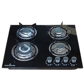 Modern Kitchen Digimark Glass Top Gas Stove 4 Burner 51x59cm Shop Today Get It Tomorrow