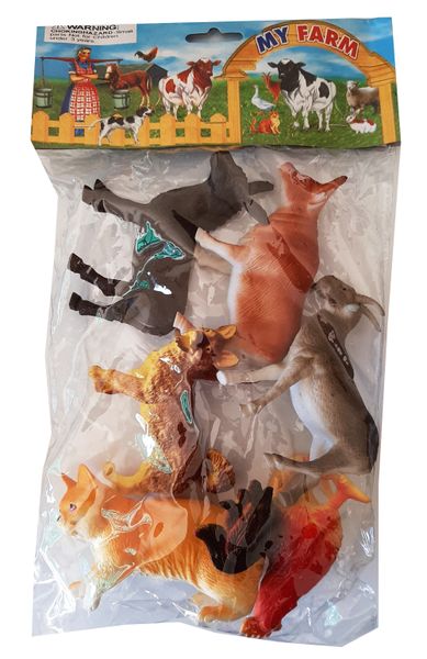 6 Piece Farm Animals Set B