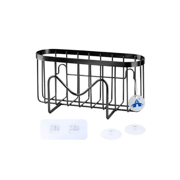ALANES Multifunctional Sponge Holder with Unique M-Shaped-Black