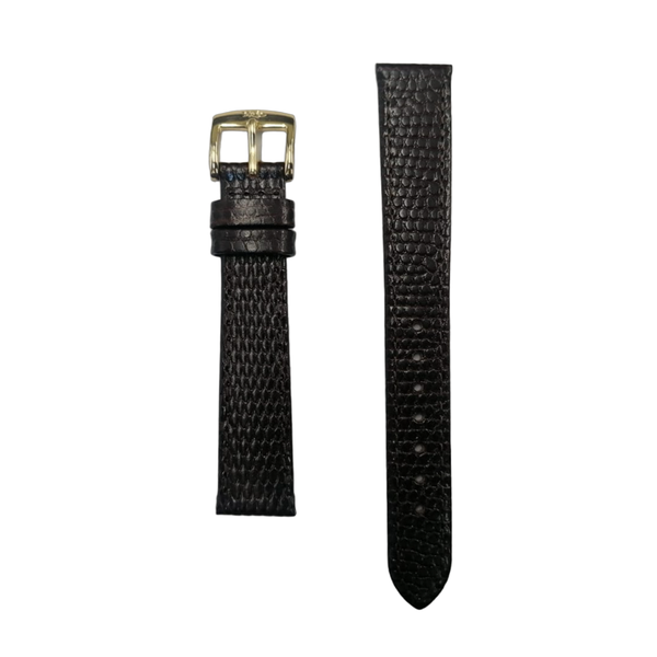 Brown Lizard Calf Watch Strap - 14mm