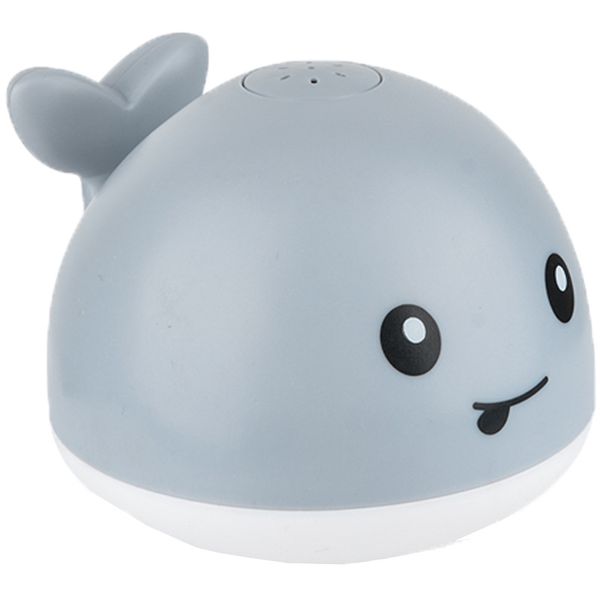 Rechargeable Double Layer Waterproof LED Light Bath or Pool Whale Squirt Toy