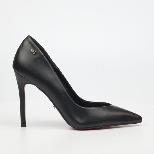 Miss Black Lola 61 Women Faux Leather Heel Court - Black