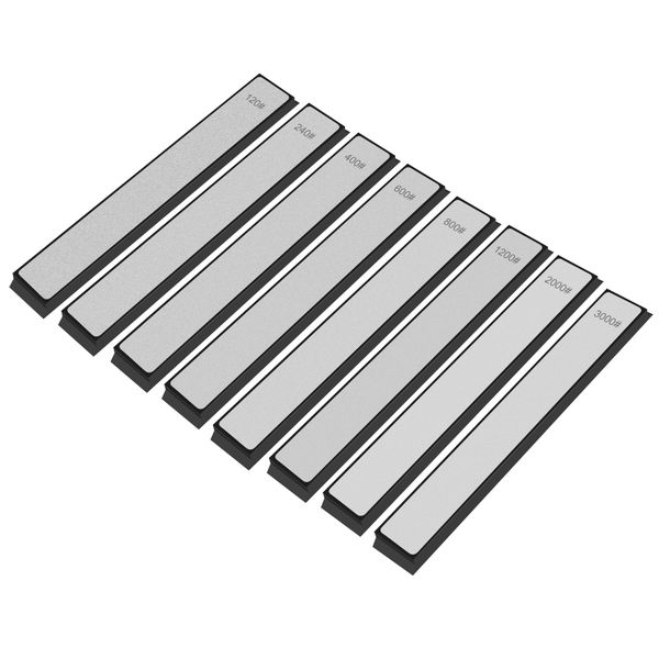 Diamond Stone Bar Knife Sharpener Diamond Whetstone Blade 8Piece