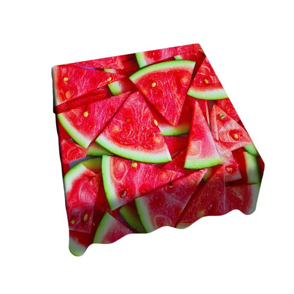 Watermelon Slices Square Tablecloth