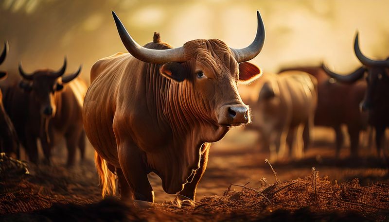 Rootedart Canvas Home Decor Wall Art - Ox