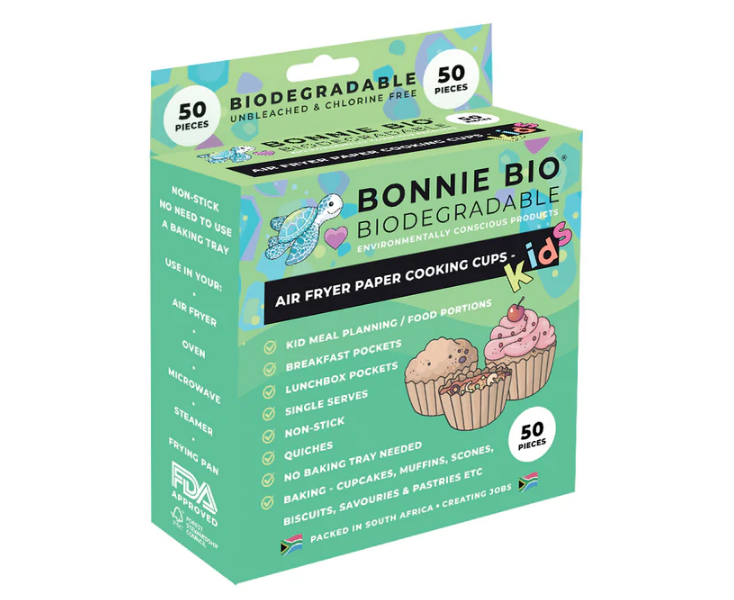 Bonnie Bio Paper Cooking Cups - Kids 50s