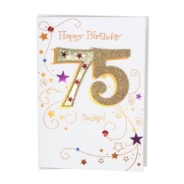Happy 75th Birthday card