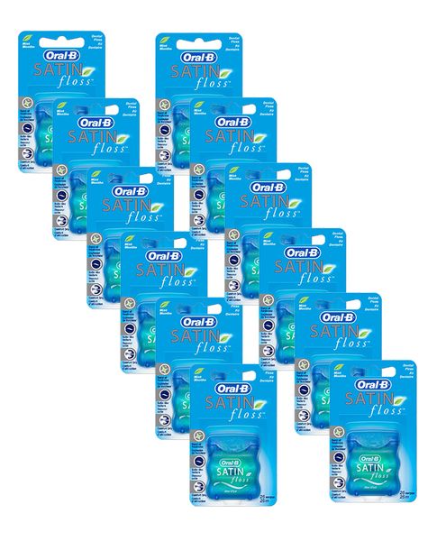 Oral B Satin Floss Mint Pack Of 3 - 25m