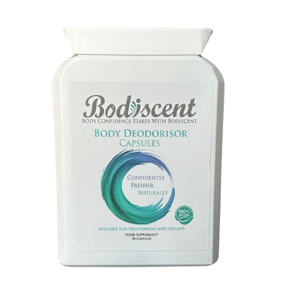 Bodiscent 100% Natural Body Deodorisor - 30 Vegan Capsules