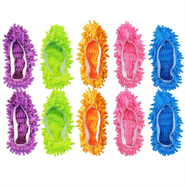 Shoes Covers Duster Washable Mop Slippers Shoes For Floor Cleaning