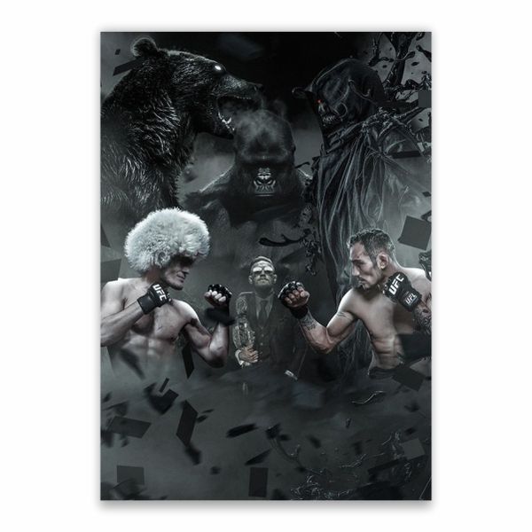 Khabib, McGregor And Ferguson Poster - A1