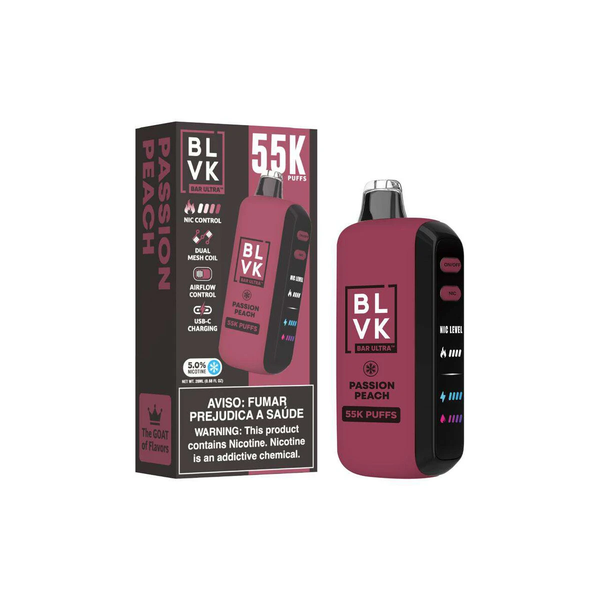 BLVK Bar Ultra 55K Passion Peach 50MG