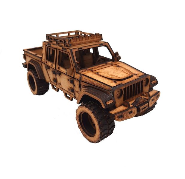 2022 Jeep Gladiator 3D Puzzle Wooden 3D Model