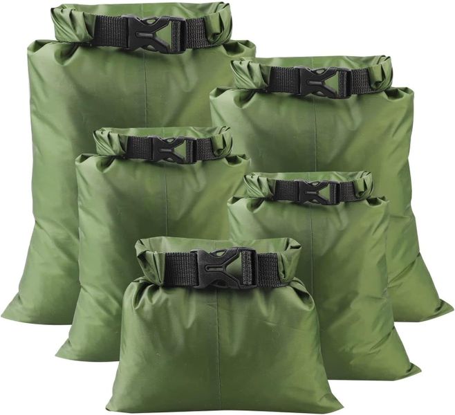 5 Pieces Waterproof Dry Bags, Dry Sack Waterproof Bag Lightweight