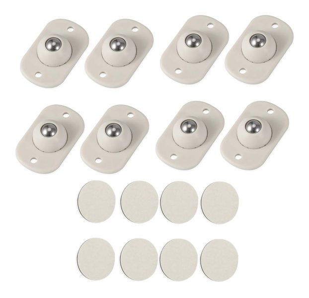 Pack of 8 Multipurpose Ball Transfer Units - Move the small things with ease