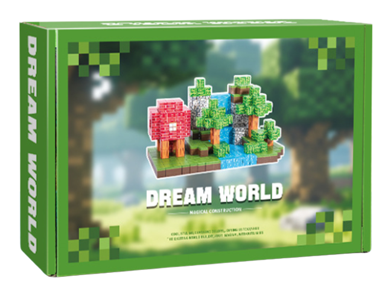 Magnetic Building Blocks - 100 Magnetic Building Blocks, Including Cubes