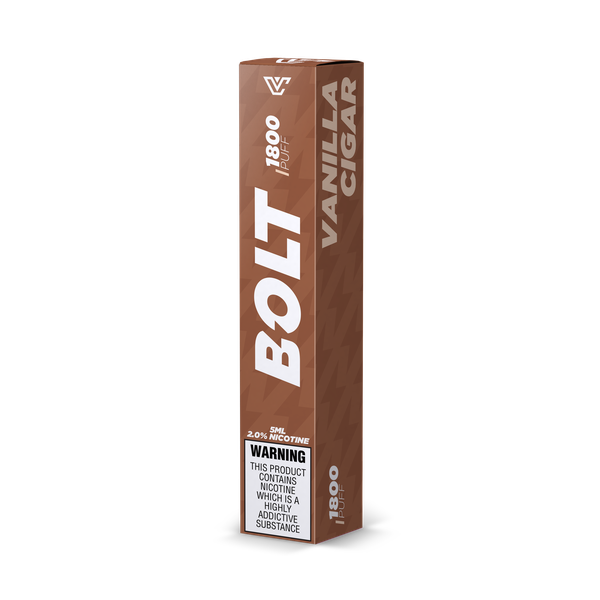 BOLT 1800 PUFF Disposable 5ml - Vanilla Cigar - 20mg/2%