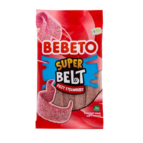 Bebeto Super Belts Fizzy Strawberry 2 Pack