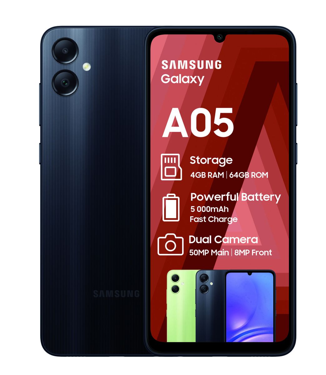 Samsung Galaxy A05 64GB LTE Dual Sim Black Shop Today Get It 