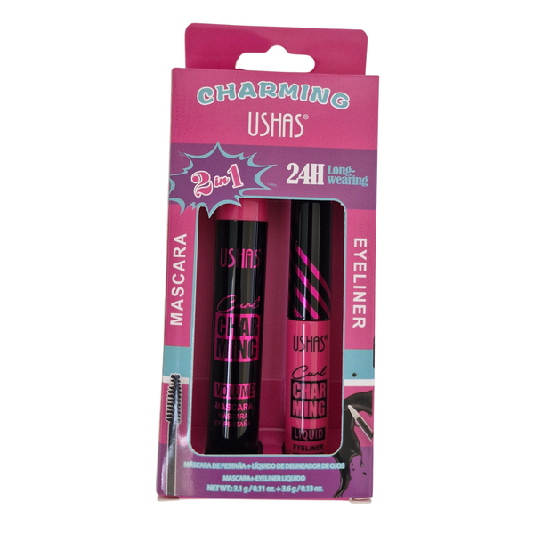 Mascara and Eyeliner Bundle Set - Black (2 Pieces)
