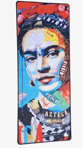 Versatile Desk/Kitchen/Bar Mat -Colourful Frida Kahlo