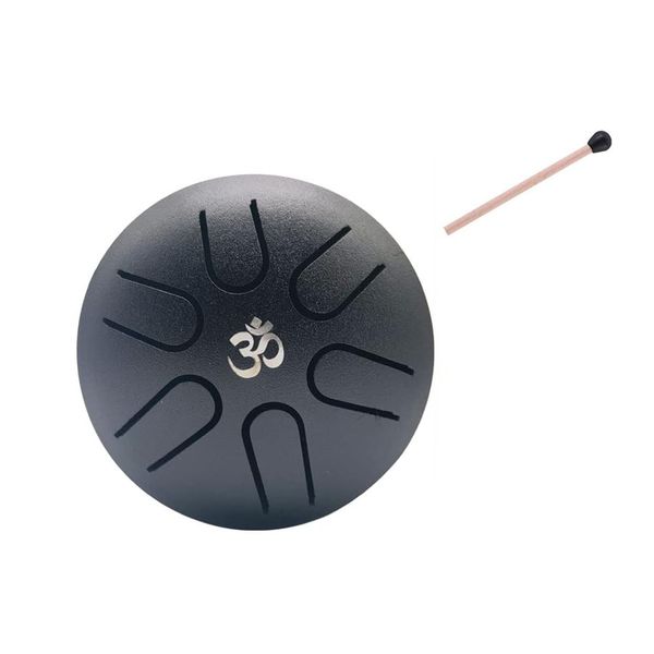 Steel Drums 6 Note Steel Tongue Drum with Note Stick Musical Instruments