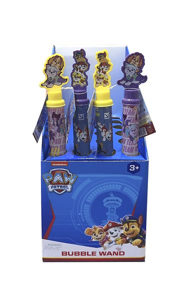 Paw Patrol Bubble Wand with Topper-Blindbox