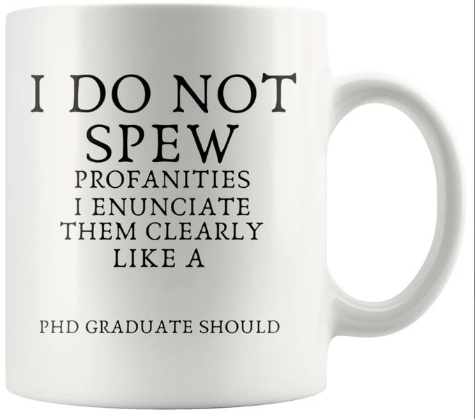 Like A PHD Graduate Birthday Christmas Graduation Gift 11Oz Mug
