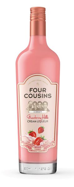 Four Cousins Strawberry Hills Flavoured Cream Liqueur - 1 x 500ml