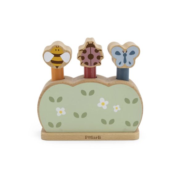 PolarB Pop-up Garden Wooden Toy