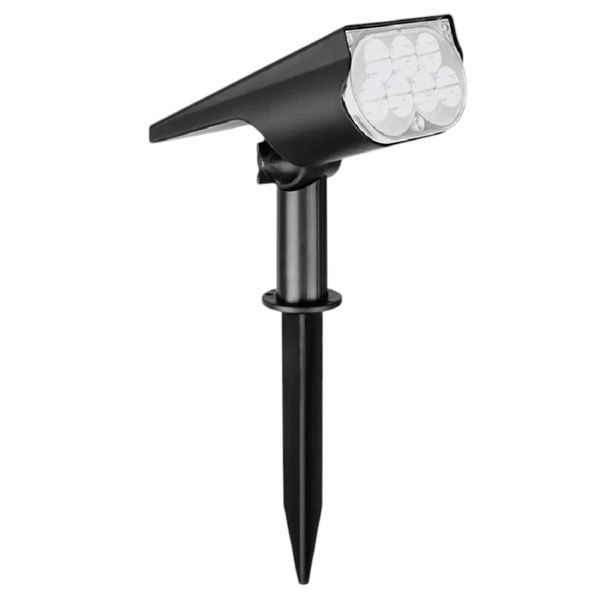 Solar Powered LED Spotlight - White Light